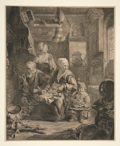 Naleśnikowa kobieta autorstwa Cornelis Visscher