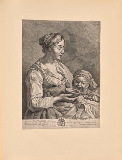 Druga Heidinne (Second Heidinne - Seconde Bohemienne) autorstwa Cornelis Visscher