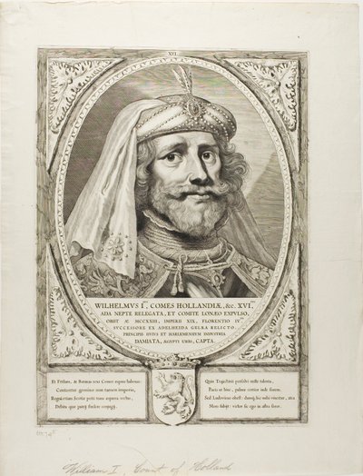 Wilhelm I, z Principes Hollandiae, Zelandiae, et Frisiae autorstwa Cornelis Visscher