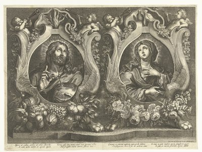 Chrystus i Maryja autorstwa Cornelis de Bout (possibly)