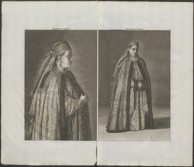 Rosjanka Od: Podróże po Moskwie, 1711 autorstwa Cornelis de Bruijn