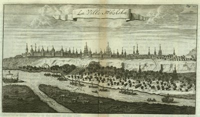 Tobolsk Od: Podróże do Moskwy, 1711 autorstwa Cornelis de Bruijn