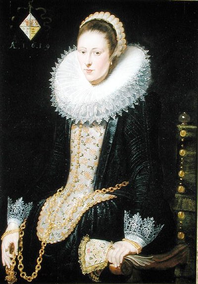 Portret damy z rodziny Pelgromów autorstwa Cornelis de Vos