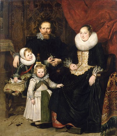 Autoportret z rodziną, 1621. autorstwa Cornelis de Vos