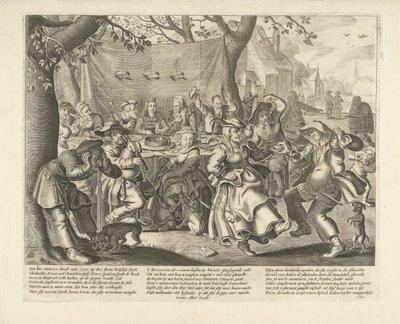 Ślub rolnika autorstwa Cornelis van Dalen (I)