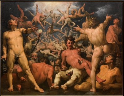 Upadek tytanów autorstwa Cornelis van Haarlem