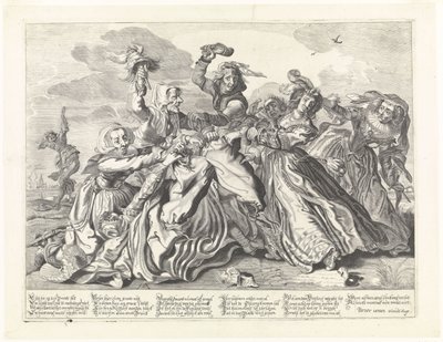Bitwa o spodnie autorstwa Cornelis van Kittensteyn
