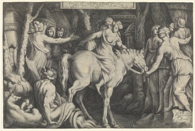 Lot Cloelii nad Tybrem Cloelia (tytuł na obiekcie) autorstwa Cornelis van Kittensteyn