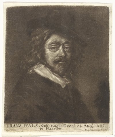 Portret Fransa Halsa w kapeluszu autorstwa Cornelis van Noorde (attributed to workshop of)