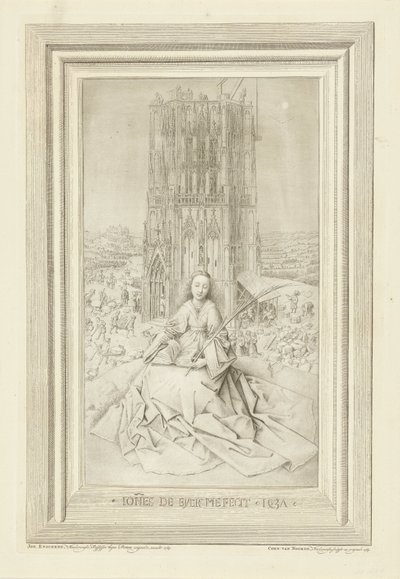Św. Barbara autorstwa Cornelis van Noorde