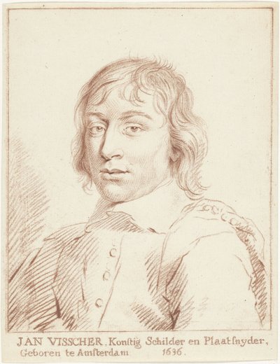 Portret Jana de Visscher autorstwa Cornelis van Noorde
