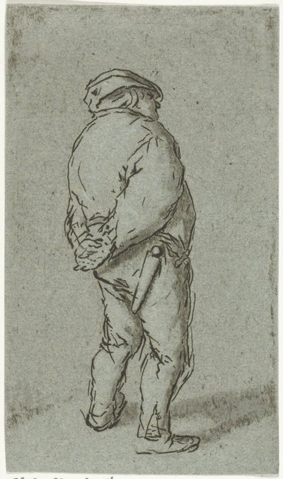 stojący mężczyzna autorstwa Cornelis van Noorde