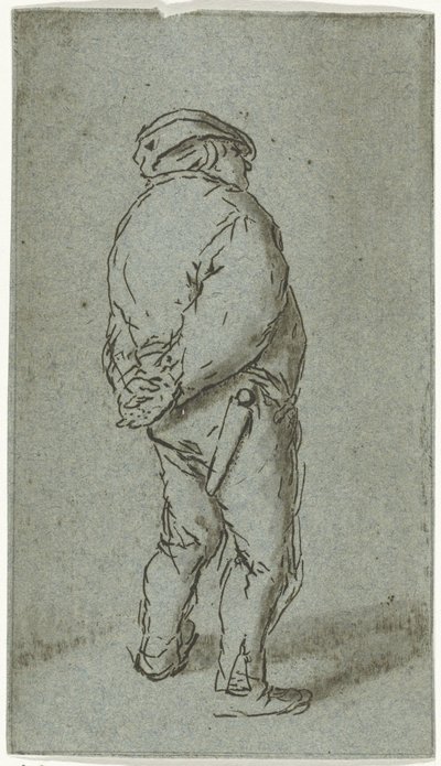 stojący mężczyzna autorstwa Cornelis van Noorde