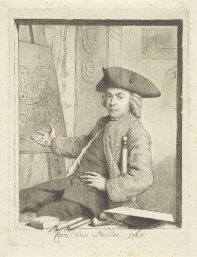 Autoportret Cornelisa van Noorde autorstwa Cornelis van Noorde