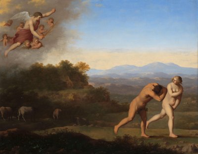 Wypędzenie z raju Wypędzenie z raju (Rodzaju 3:23-24) autorstwa Cornelis van Poelenburch