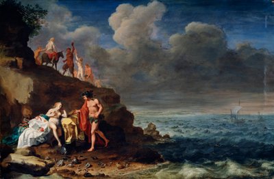 Bachus i Ariadna na wyspie Naxos, XVII wiek autorstwa Cornelis van Poelenburgh or Poelenburch