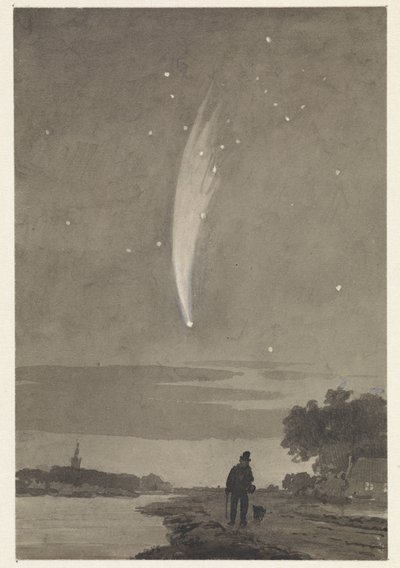 Kometa Donatiego, 10 października 1858 autorstwa Cornelis van der Griendt