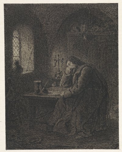 Uczony w gabinecie autorstwa Cornelis van der Griendt
