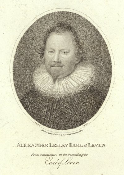 Portret Alexandra Leslie, hrabiego Leven autorstwa Cornelius Janssen van Ceulen