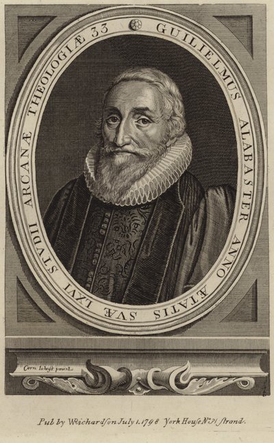 Portret Williama Alabaster autorstwa Cornelius Janssen van Ceulen