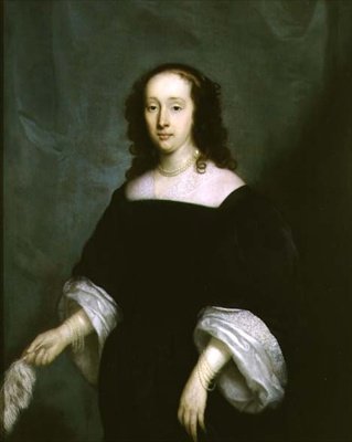 Portret damy trzymającej pióro autorstwa Cornelius Janssen van Ceulen