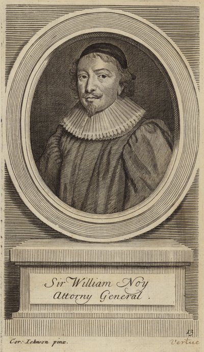 Sir William Noy autorstwa Cornelius Janssen van Ceulen