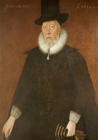 William Norwood, 1619 r autorstwa Cornelius Janssen van Ceulen