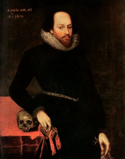 Ashbourne Portret Szekspira, XVI wiek. autorstwa Cornelius Ketel
