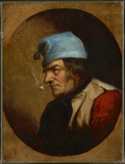 Siedlisko z Blue Tuque i Fajką, ok.1855 (olej na płótnie) autorstwa Cornelius Krieghoff