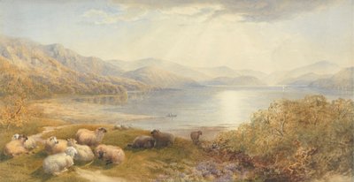 Scena na Mawddach, niedaleko Barmouth autorstwa Cornelius Pearson