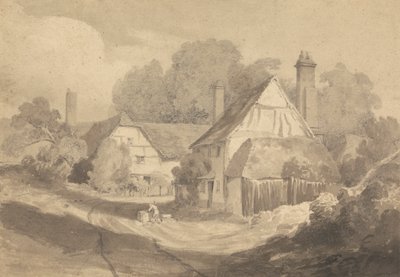 Chalés em Leatherhead Surrey Polish autorstwa Cornelius Varley