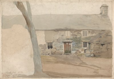 Domki w Llanllyfni, Północna Walia autorstwa Cornelius Varley