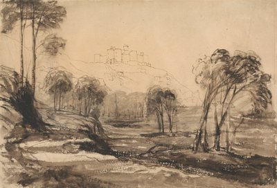 Zamek Harlechów autorstwa Cornelius Varley