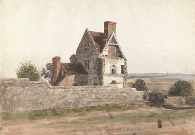 Pozostałości Purton Hall, Staffordshire autorstwa Cornelius Varley