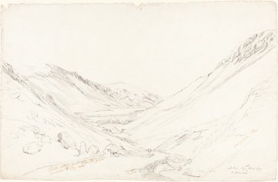 Tally Llyn z Llyn Trigrain autorstwa Cornelius Varley