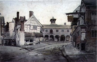 The Market Place, Ross, Herefordshire autorstwa Cornelius Varley