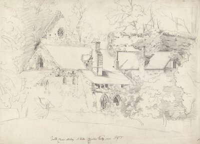 Opactwo Valley Cross, Denbighshire autorstwa Cornelius Varley