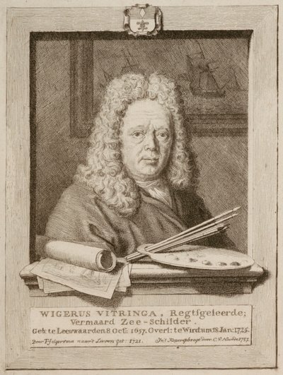 Wigerus Vitringa (1657-1721) autorstwa Cornelius van Noorde