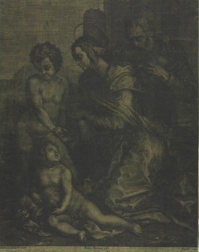 Święta Rodzina ze św. Janem autorstwa Cosimo Mogalli