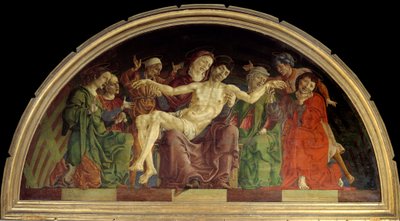 La pieta Detrempe sur bois autorstwa Cosimo Tura (Cosimo autorstwa Cosimo Tura