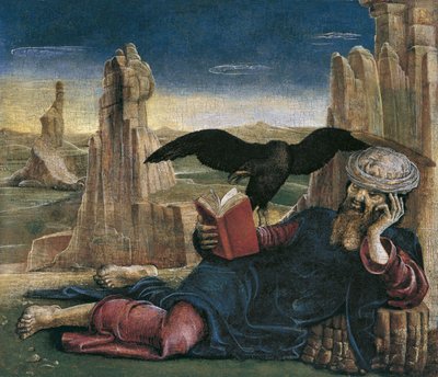 Św. Jan Ewangelista na Patmos autorstwa Cosimo Tura