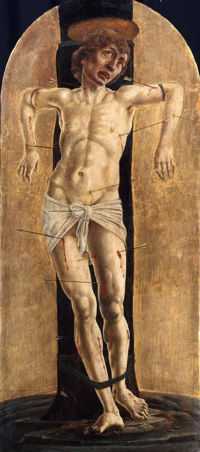 Św. Sebastian, ok. 1484 autorstwa Cosimo Tura