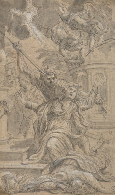 Męczeństwo dwóch świętych kobiet, 1625-1704. autorstwa Cosimo Ulivelli