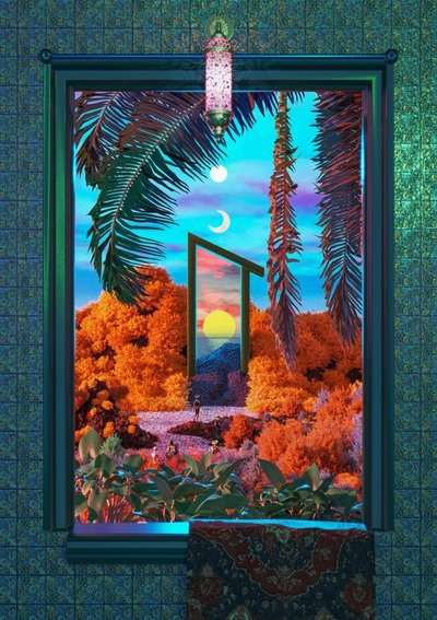 Surrealistyczny portal okienny autorstwa CosmoZach