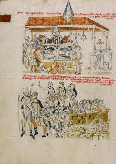 Życie Błogosławionej Jadwigi autorstwa Court workshop of Duke Ludwig I of Liegnitz and Brieg