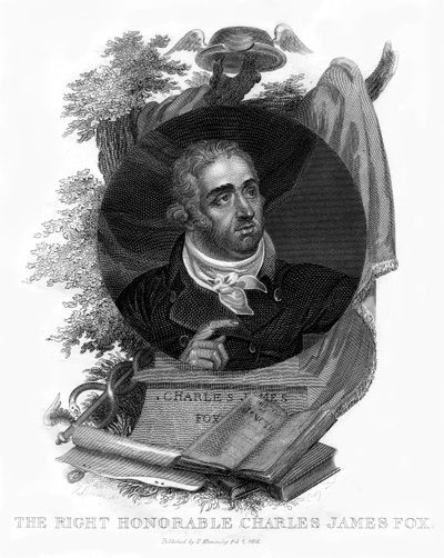 Charles James Fox, brytyjski polityk wigów, 1815. autorstwa Craig