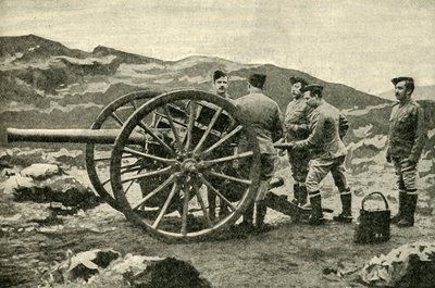 "Typy uzbrojenia - 15-funtowe działko polowe", 1900. autorstwa Cribb