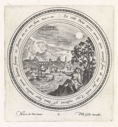Jonasz siedzi pod tykwą Historia Jonasza (tytuł serii) autorstwa Crispijn van de Passe (I)
