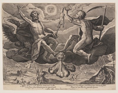 Boreas, z The Winds autorstwa Crispijn van de Passe I