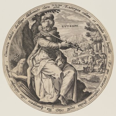 Calliope, z Muz autorstwa Crispijn van de Passe I